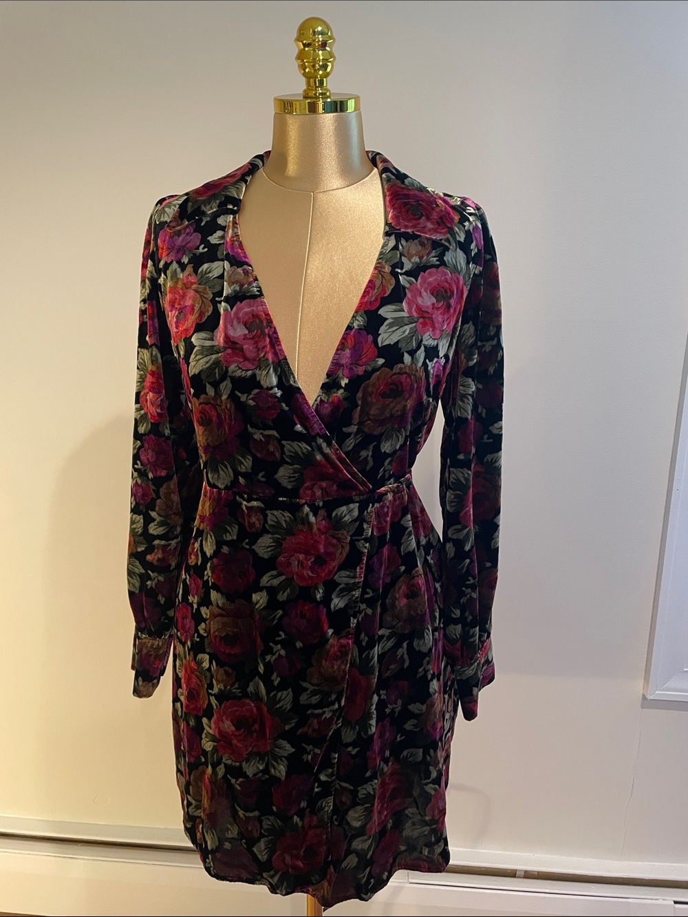 Paris Atelier & Other Stories Floral Long Sleeve Wrap Dress